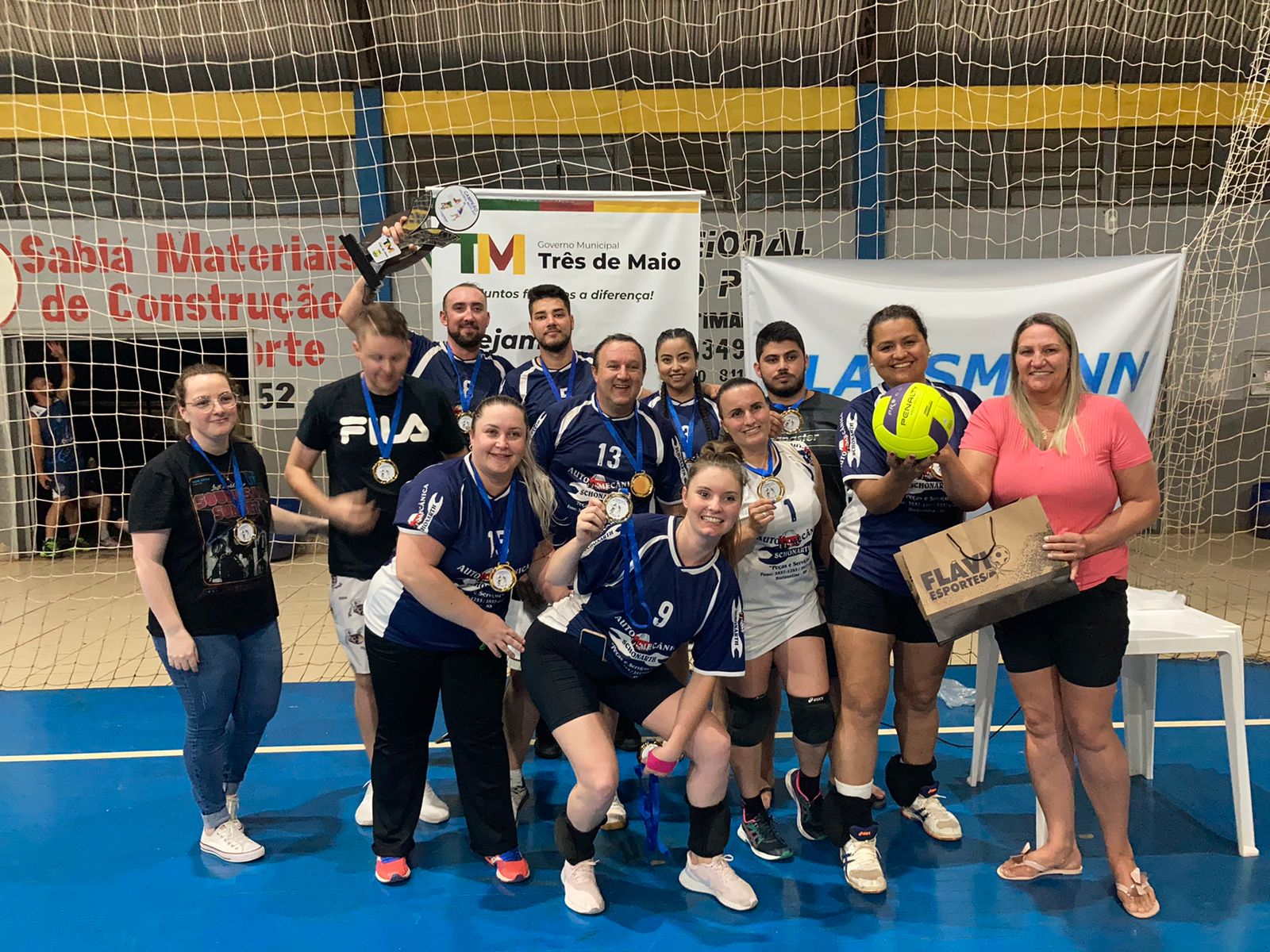 TORNEIO MUNICIPAL DE VOLEIBOL OCORREU NO FINAL DE SEMANA
